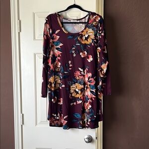 JODIFL long sleeve floral tunic